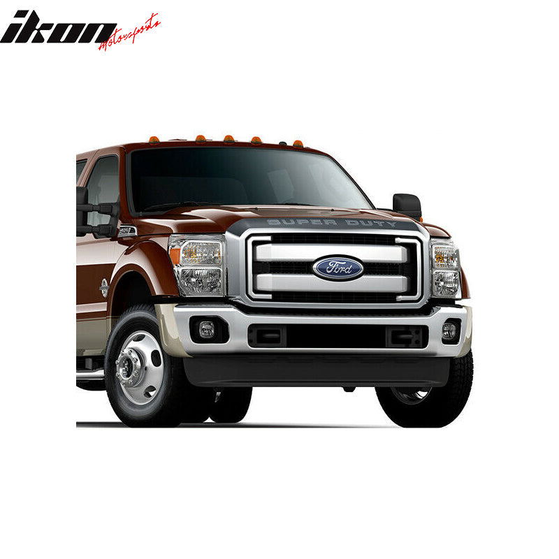 Fits 11-16 Ford F250 F350 F450 Front Bumper Assembly Fog Lights Lamps