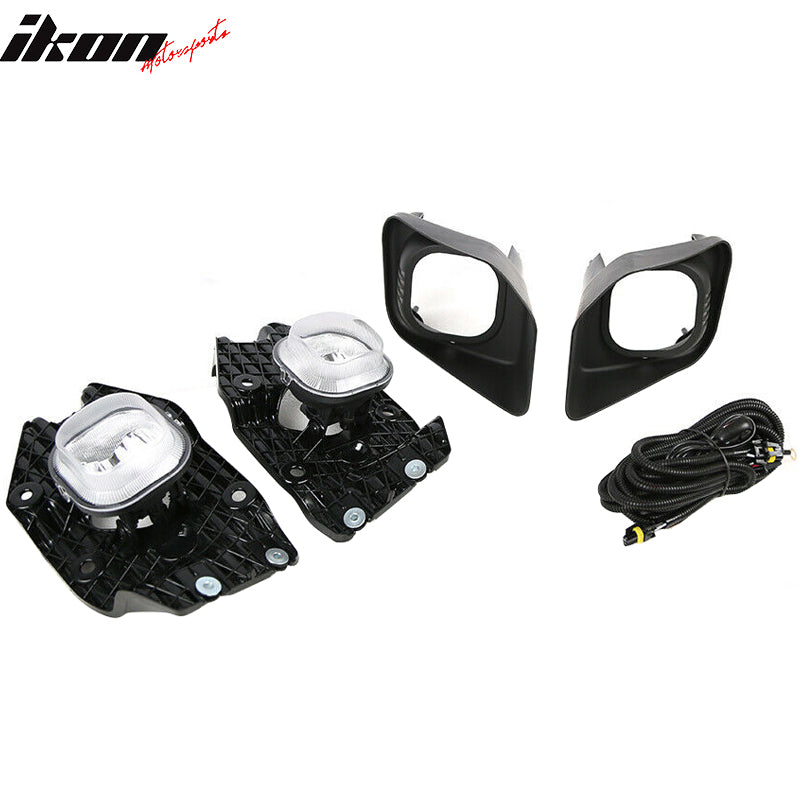 Fits 11-16 Ford F250 F350 F450 Front Bumper Assembly Fog Lights Lamps