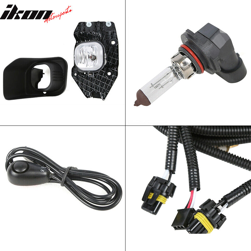 Fits 11-16 Ford F250 F350 F450 Front Bumper Assembly Fog Lights Lamps