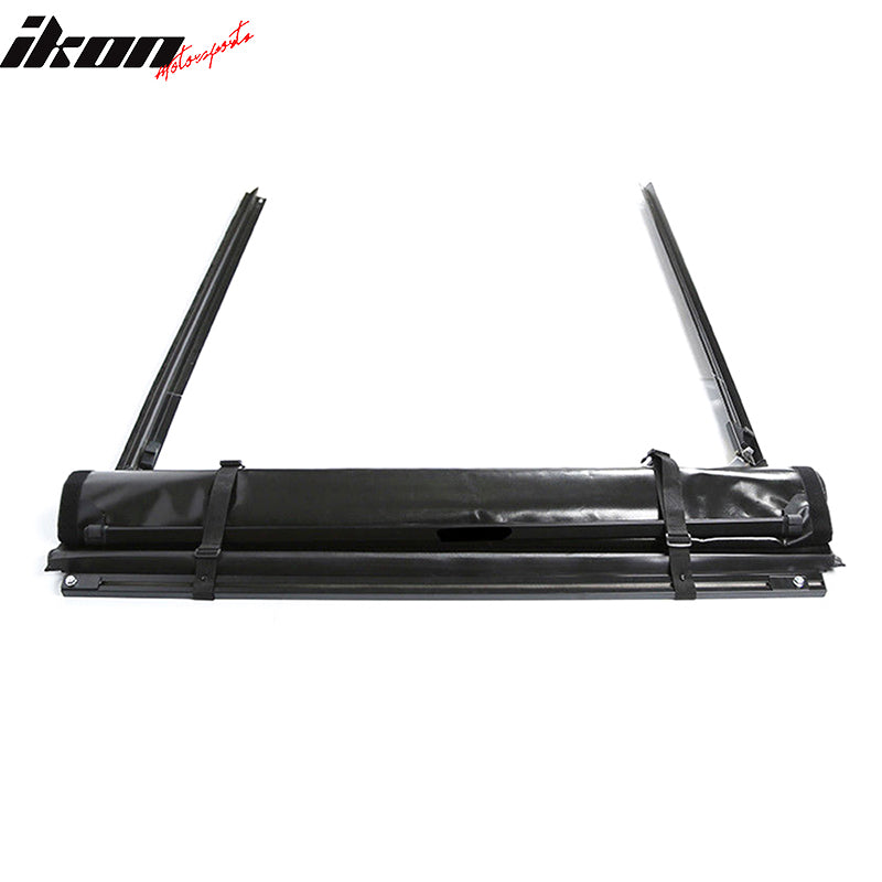 2005-2019 Nissan Frontier 72in Black Roll Up Tonneau Cover Vinyl