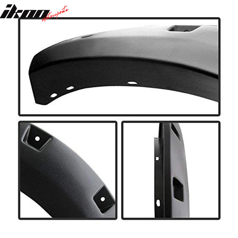 2010-2018 DODGE RAM 2500 3500 Textured Pocket Style Fender Flares ABS