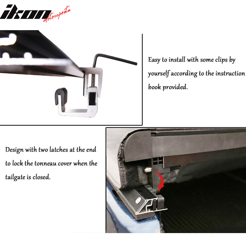 Fits 19-22 Chevy Silverado GMC Sierra 6.6 ft Lock Soft Tonneau Cover