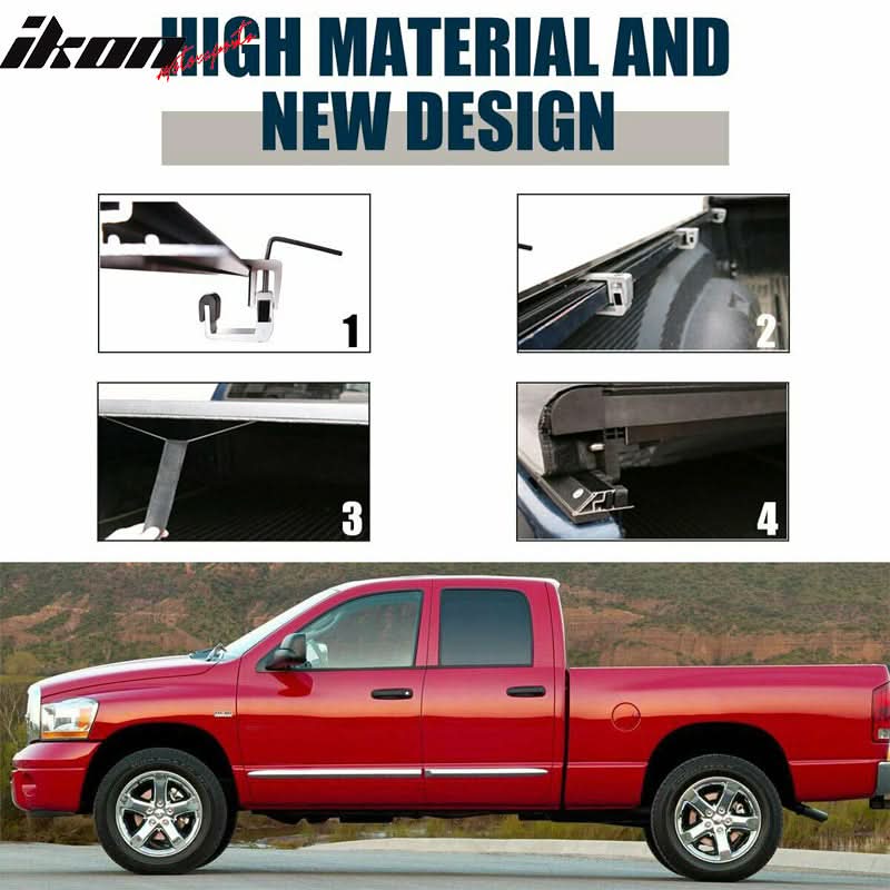 Fits 19-23 Dodge Ram 1500 6.4 ft Lock Soft Tonneau Cover