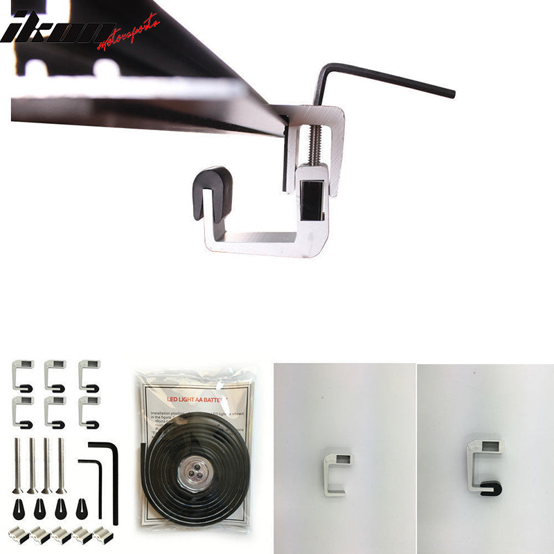 2015-2022 Ford F-150 8ft/96" Black Lock Roll Up Tonneau Cover Aluminum