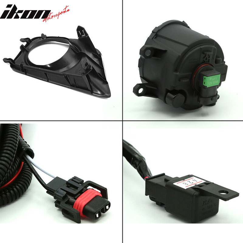 2012-2015 Toyota Tacoma OEM Style Clear Len Front Bumper Fog Light ABS