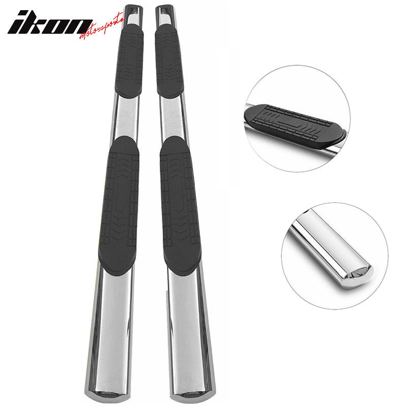 2009-2014 Ford F-150 Super Ext Mirror Polished Running Board Steel