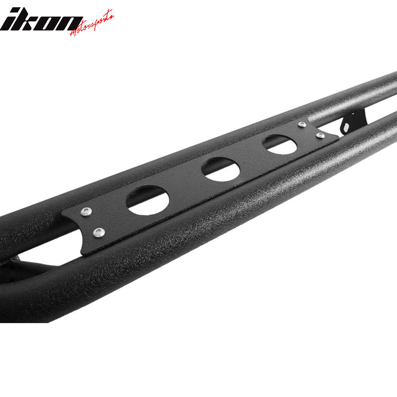 2009-2023 Dodge Ram 1500 Black Powder Coated Running Board Iron Steel