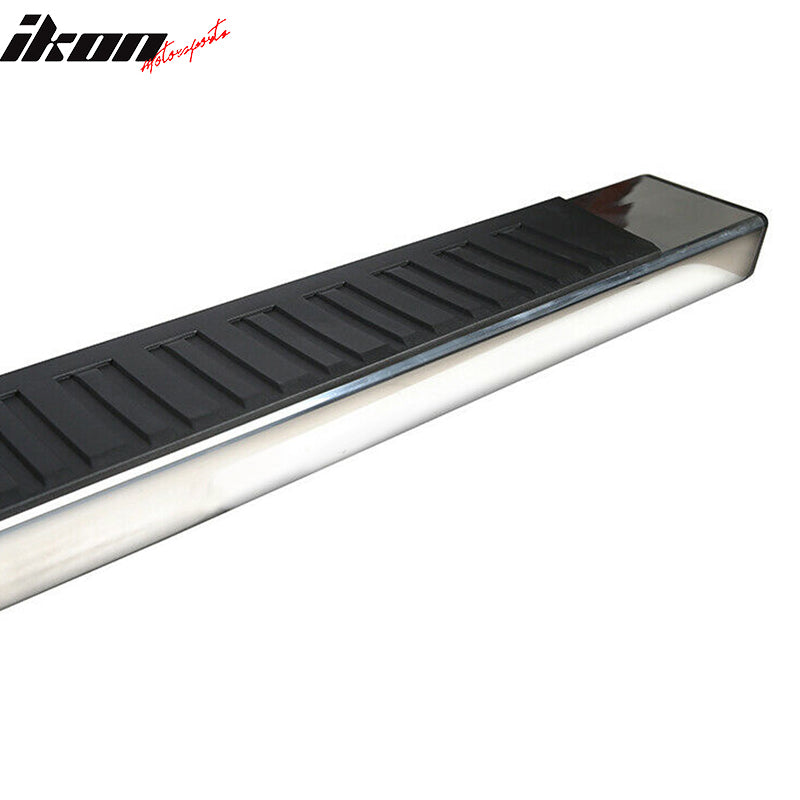 2015-2022 Ford F150 F250 Super Cab Silver 6" Running Board Aluminum