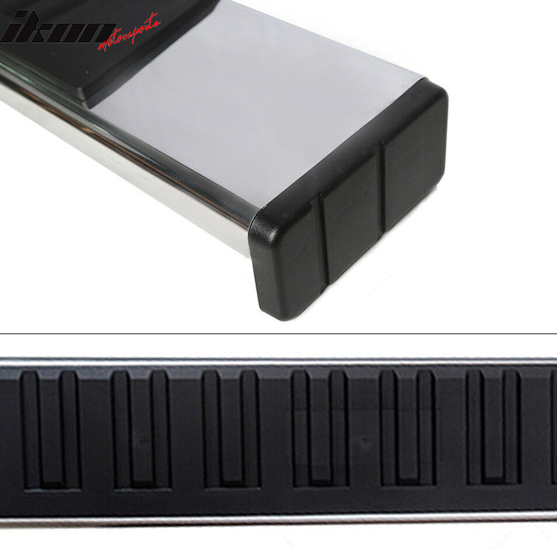 2015-2022 Ford F150 F250 Super Cab Silver 6" Running Board Aluminum