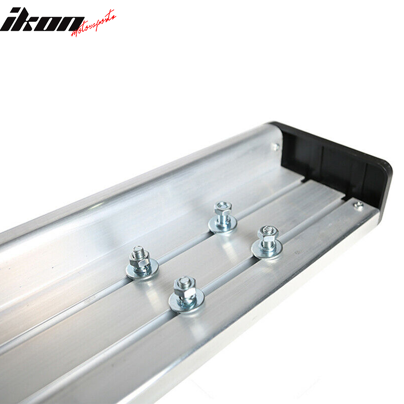 2015-2022 Ford F150 F250 Super Cab Silver 6" Running Board Aluminum