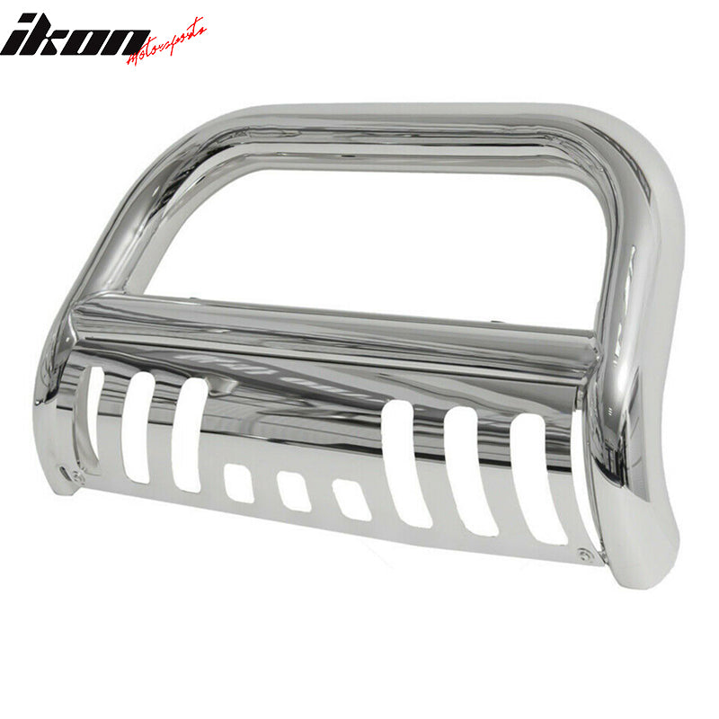 2019-2022 Chevy Silverado 1500  Front Hood Grille SS Chrome Bull Bar