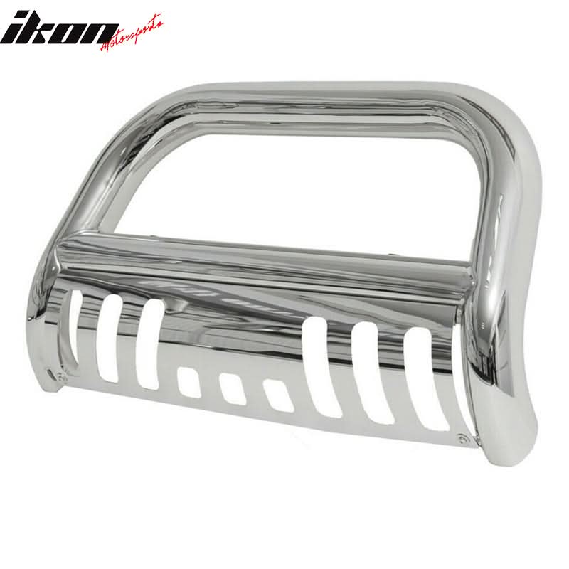 2019-2022 Chevy Silverado 1500 Front Hood Grille SS Chrome Bull Bar