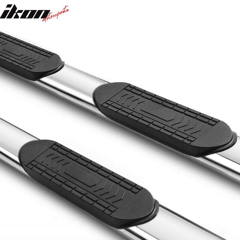 2004-2008 Ford F-150 Super Cab 5in Oval Curved Running Board Stainless