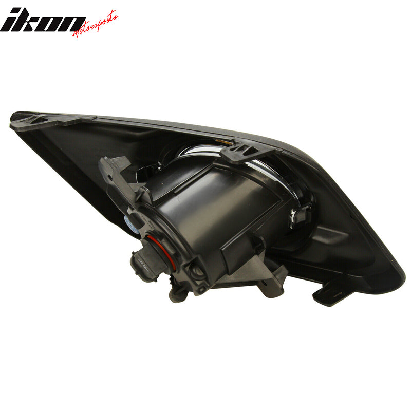 2014-2016 Nissan Rogue Chrome Fog Lighs w/ Bulb Switch Bezel Pair