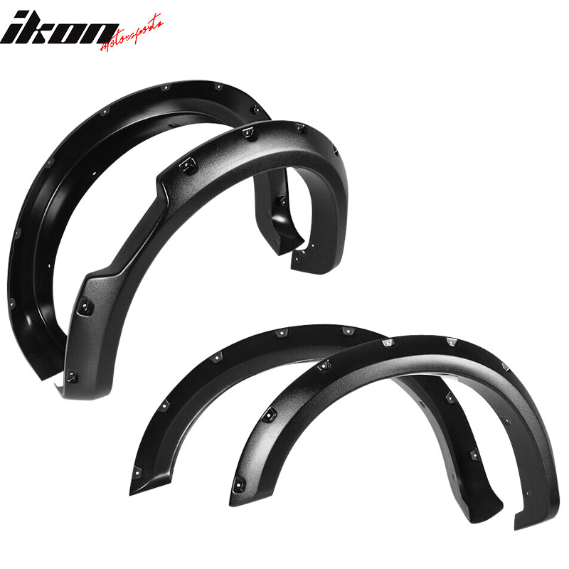 2016-2019Â Nissan Titan XD Pocket Style Textured Black Fender Flare ABS