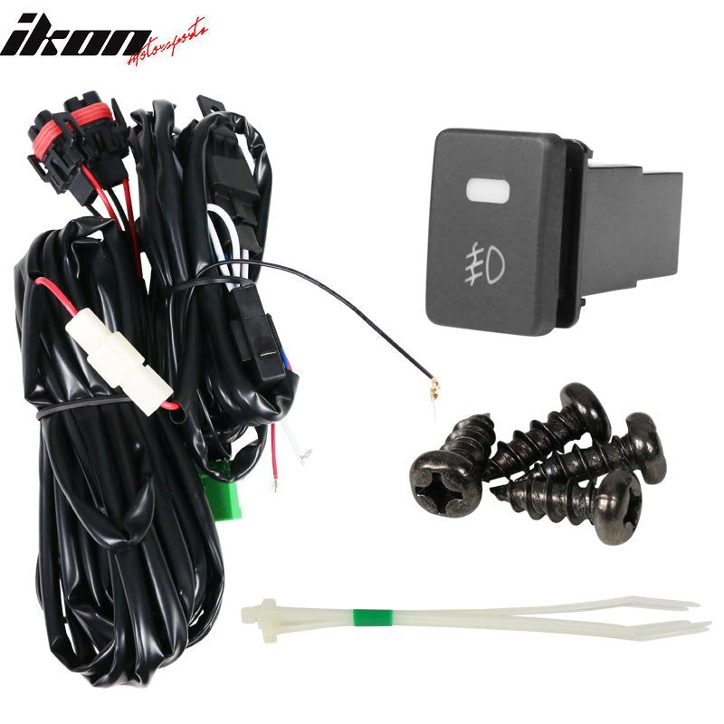 Universal Toyota Car Factory Clear Lens Front Bumper Fog Lights Lamps