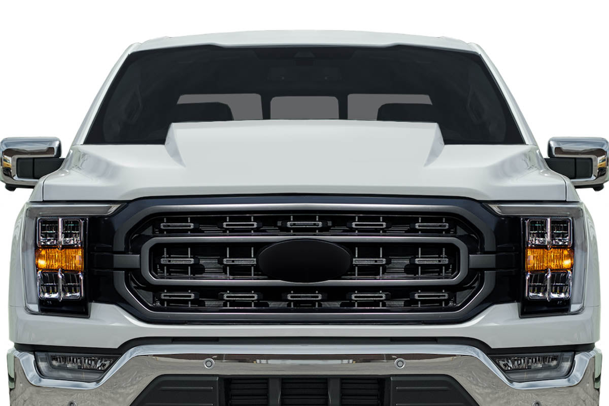 2021-2023 Ford F-150 Duraflex 3" Cowl Look Hood - 1 Piece