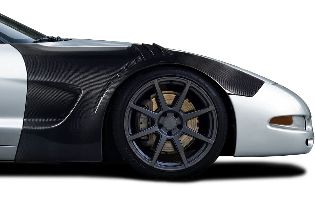 1997-2004 Chevrolet Corvette C5 GT3RS Look Front Fenders - Carbon