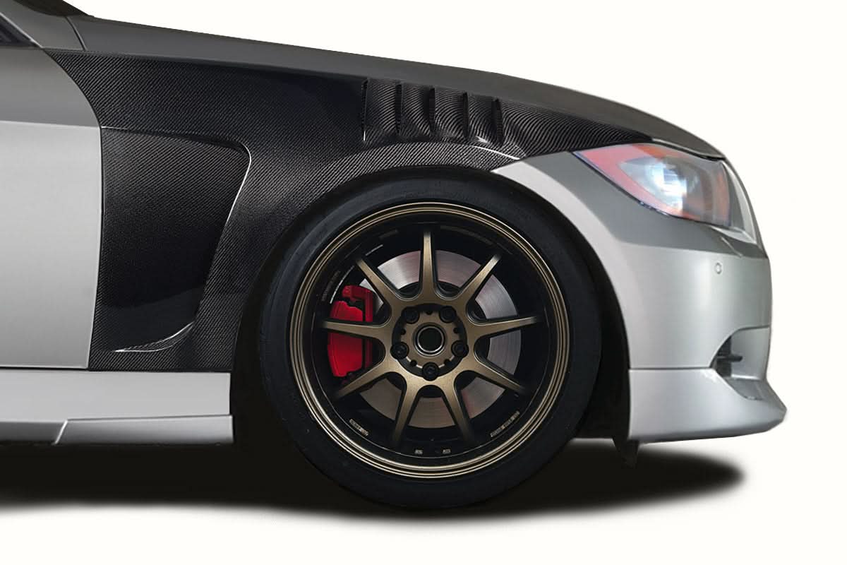 2006-2011 BMW 3 Series Endurance Style Front Fenders - Carbon Fiber