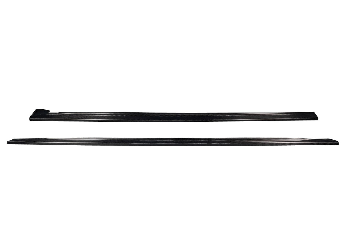 2011-2023 Dodge Durango Malibu Style Side Skirt Rocker Panels - Carbon Fiber