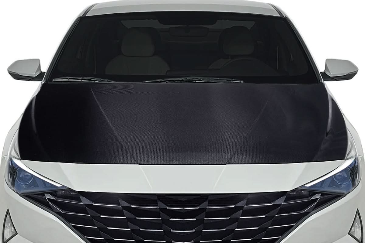 2021-2023 Hyundai Elantra OEM Look Hood - Carbon Fiber