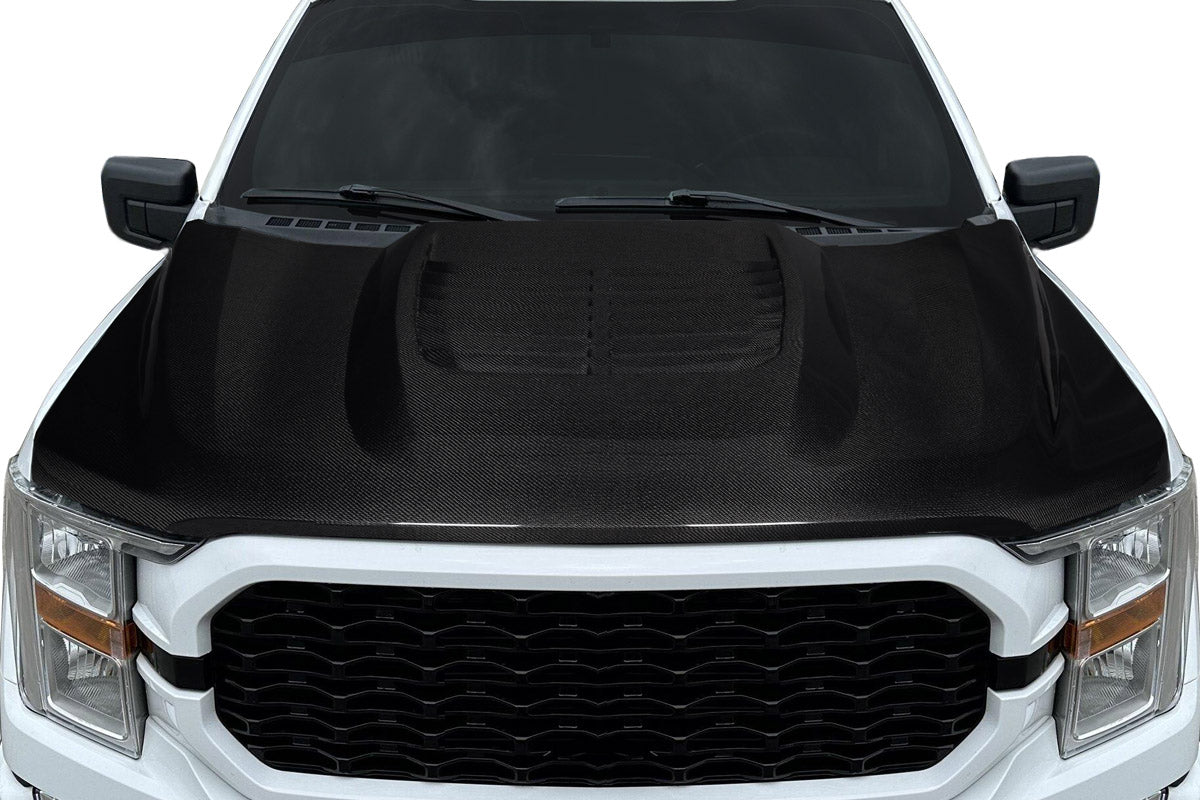 2021-2023 Ford F-150 Carbon Creations Adventure Hood - 1 Piece