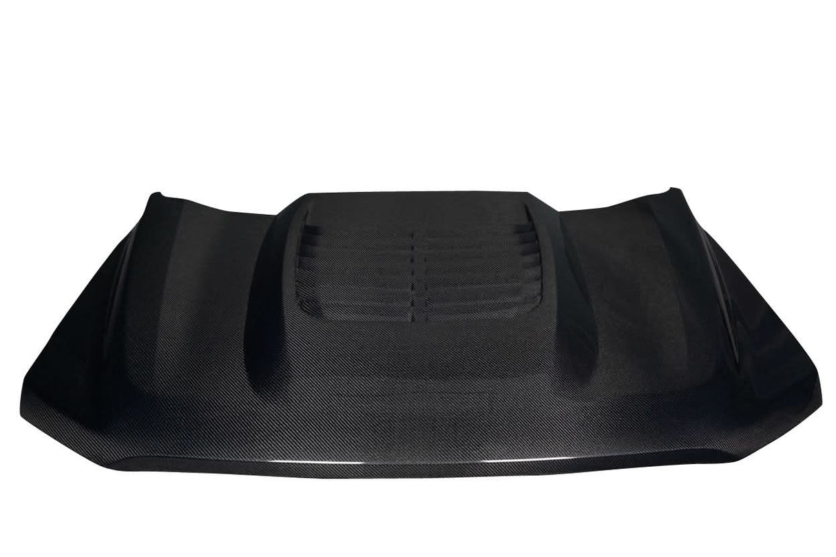 2021-2025 Ford F-150 Adventure Style Hood - Carbon Fiber