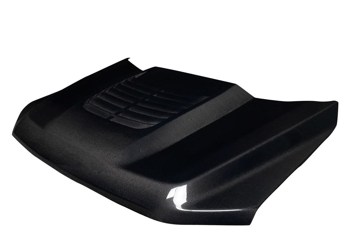 2021-2025 Ford F-150 Adventure Style Hood - Carbon Fiber