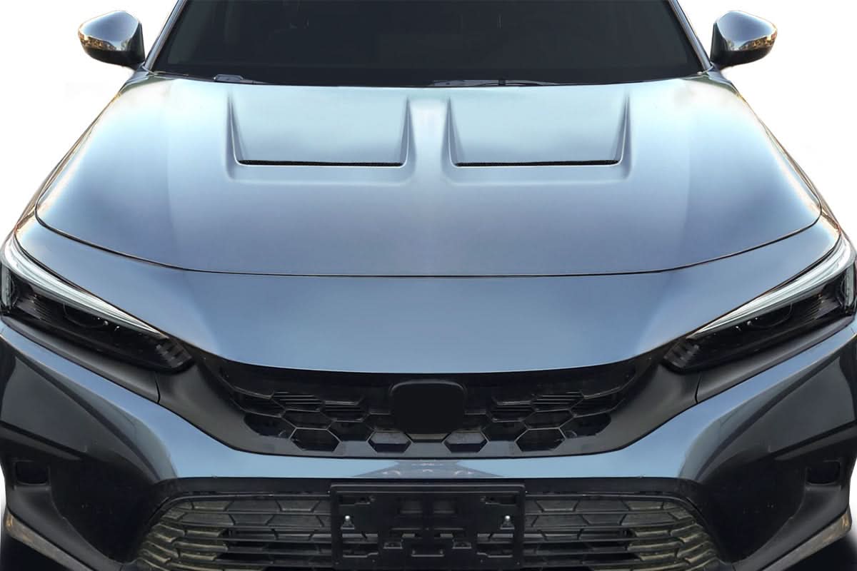 2022-2025 Honda Civic Kumei Style Hood - 1 Piece - FRP