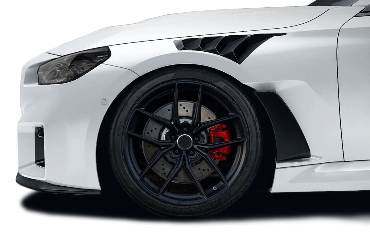 2023-2024 BMW M2 Podium Style Front Fenders - 2 Piece - FRP