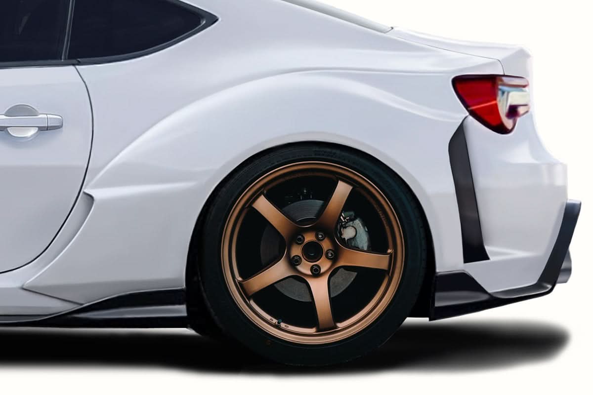 2013-2020 Toyota 86 Countersteer Style Wide Body Rear Fenders - FRP