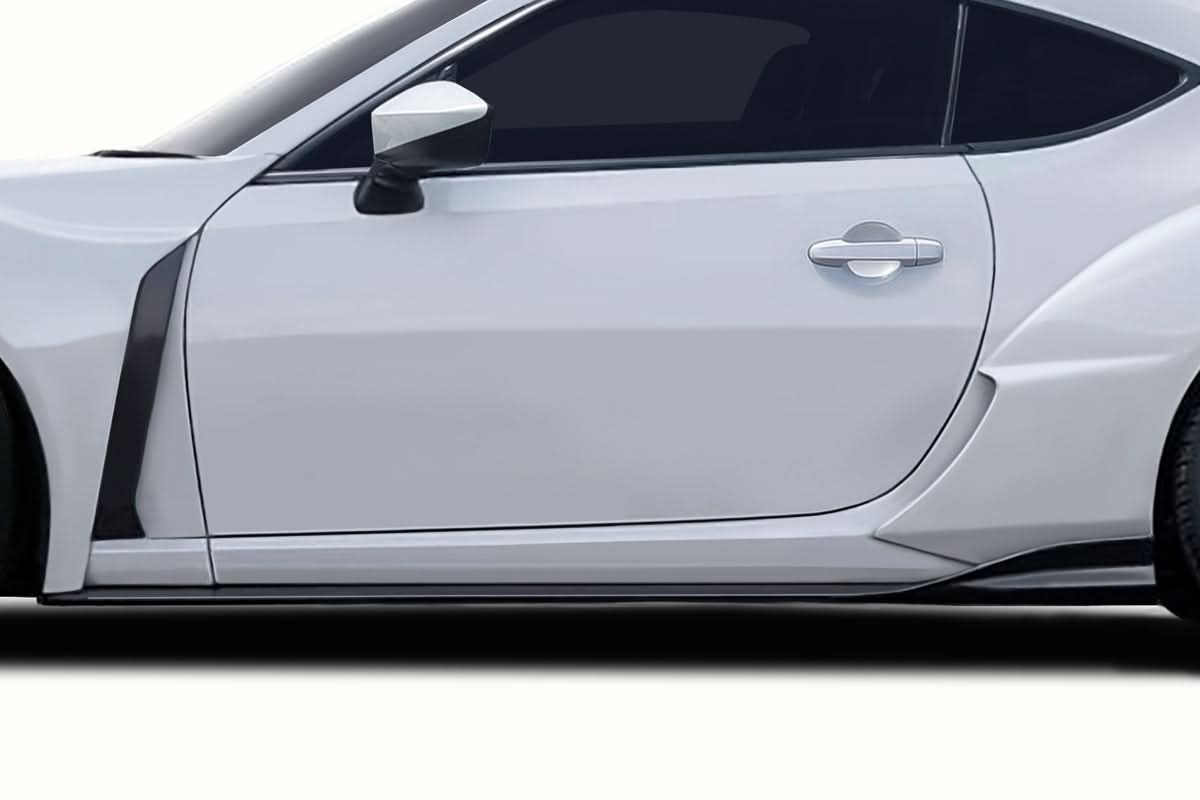 2013-2020 Toyota 86 Countersteer Style Wide Body Side Splitters - FRP