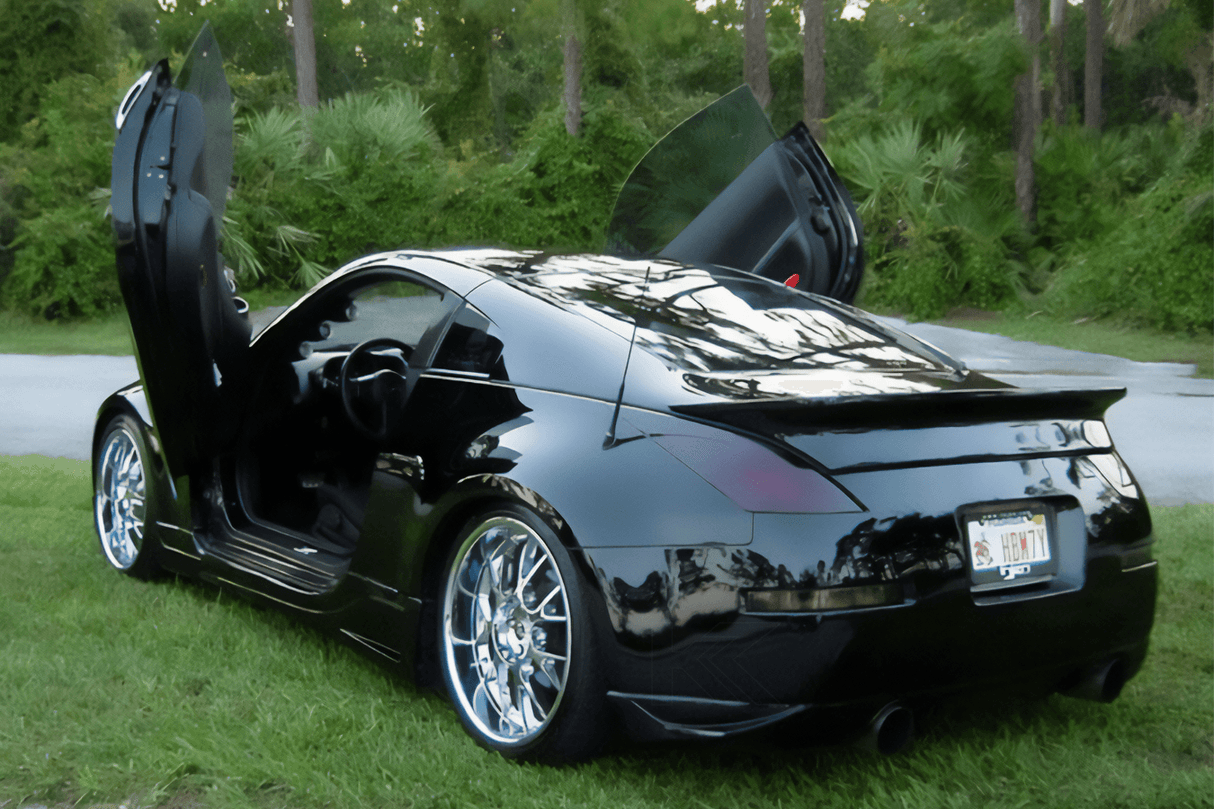 Nissan Fairlady 350z Black Stillen Look Duck Tail Trunk Spoiler (2002 - 2008) - K2 Industries