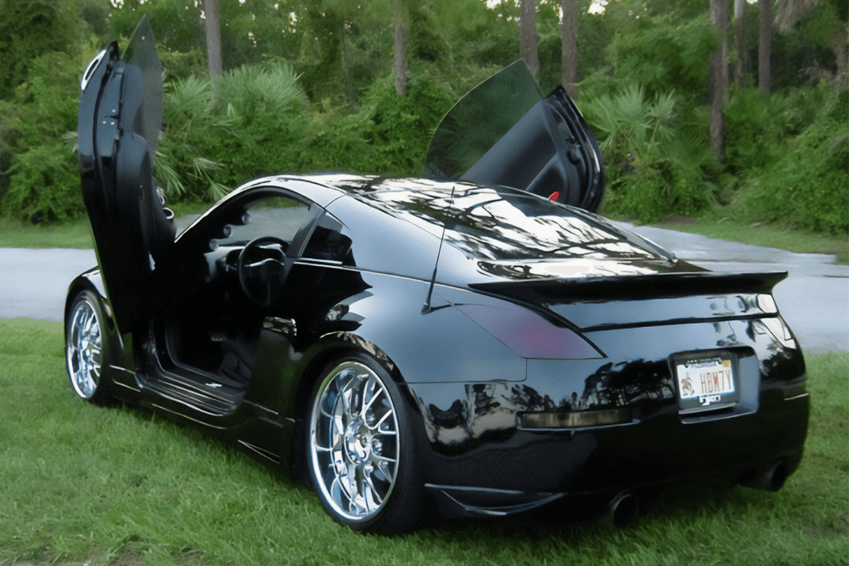 Nissan Fairlady 350z Black Stillen Look Duck Tail Trunk Spoiler (2002 - 2008) - K2 Industries