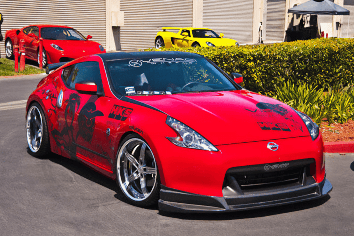 Nissan Fairlady 350z Black SL Style Front Bumper Lip (2002 - 2008) - K2 Industries