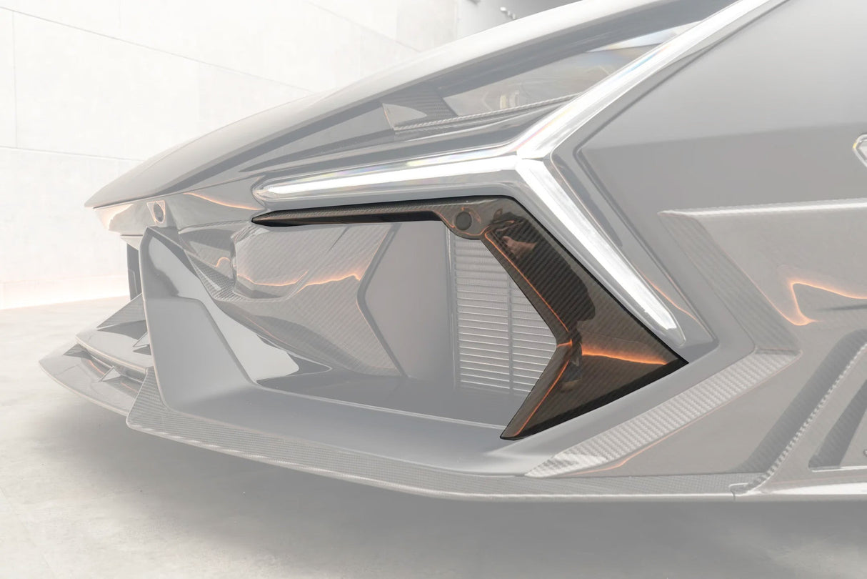 2024-UP Lamborghini Revuelto OE Style Autoclave Carbon Fiber Front Bumper Vant Canards