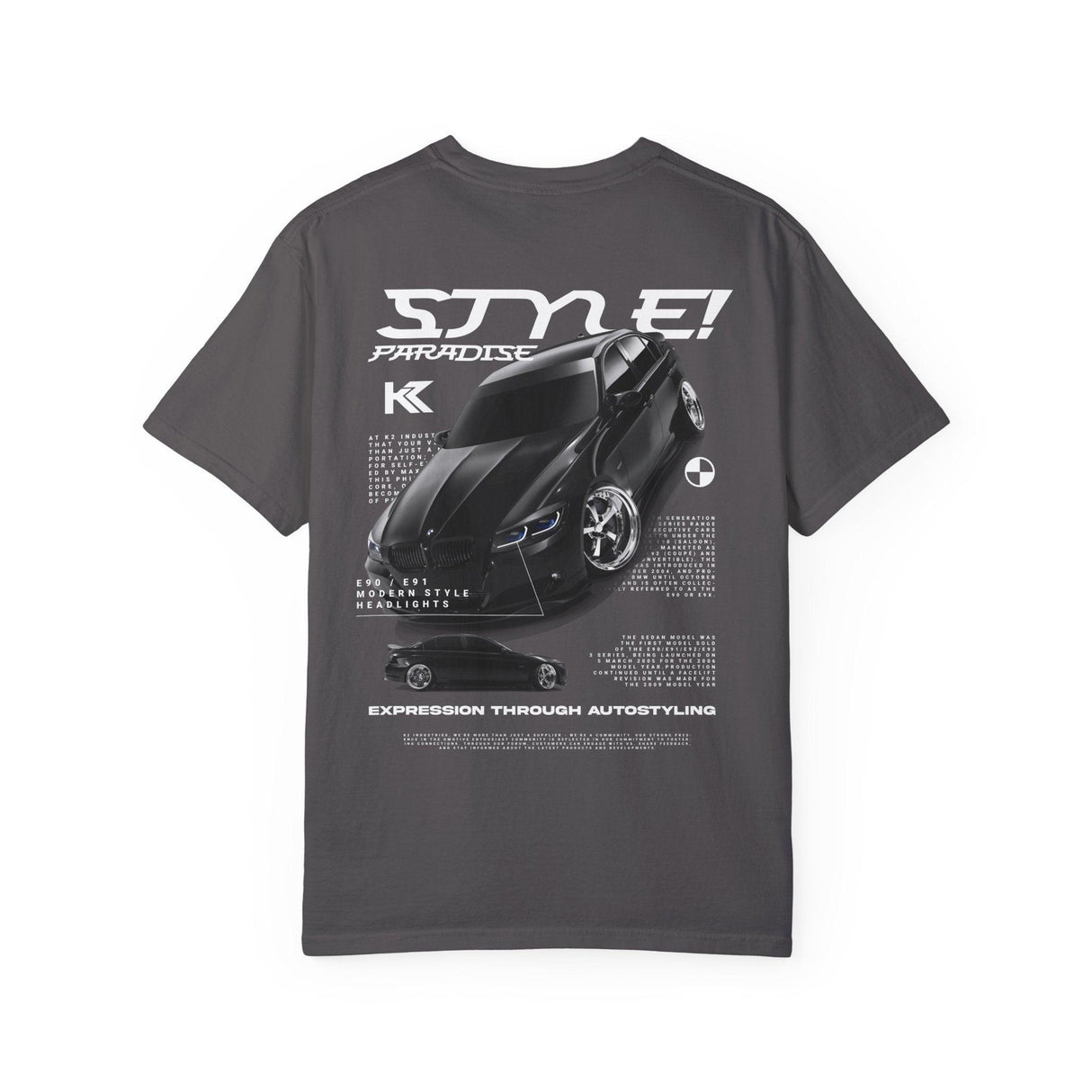 1 Expression Through Auto-styling E90 Tee