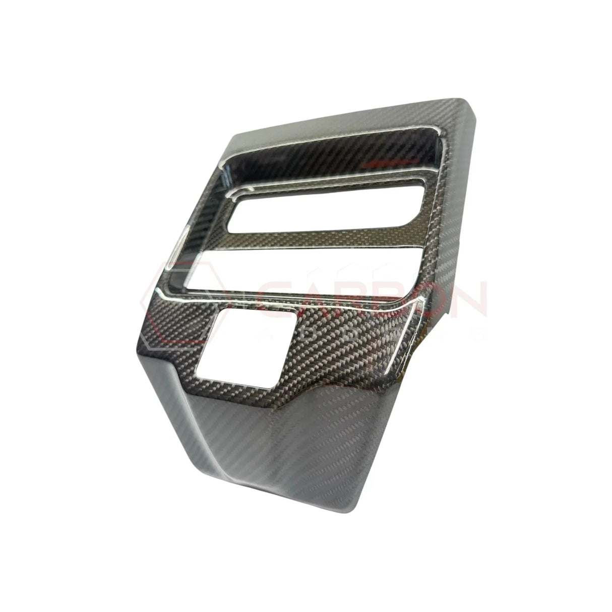 2019+ RAM 1500/TRX Interior Rear AC Vent Center Trim Real Carbon Fiber Cover
