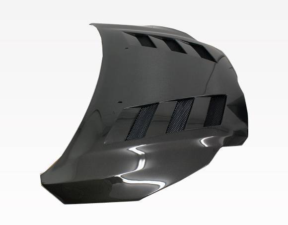 2012-2014 Ford Focus 4 doors 2 doors AMS Style Carbon Fiber Black Hood