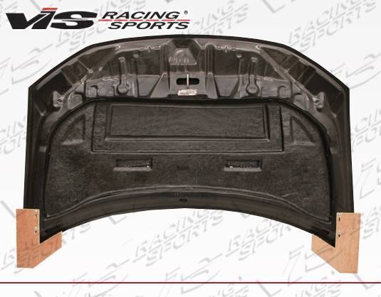 2012-2012 Honda Civic 4 doors RVS Style Carbon Fiber Black Hood