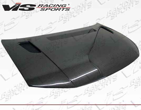 2012-2012 Honda Civic 4 doors RVS Style Carbon Fiber Black Hood