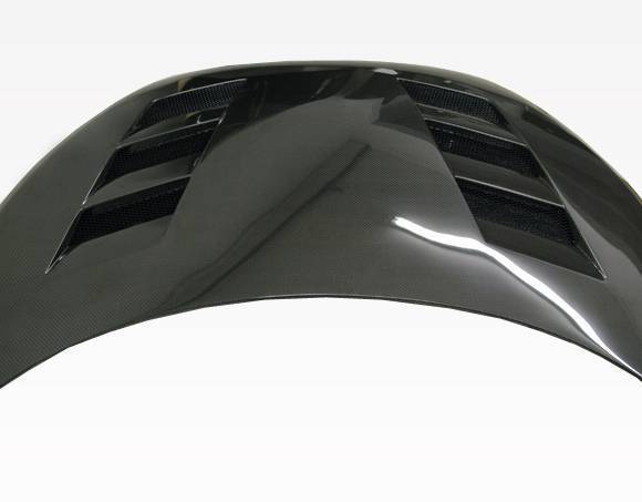 2012-2017 Hyundai Veloster 2 doors AMS Style Carbon Fiber Black Hood