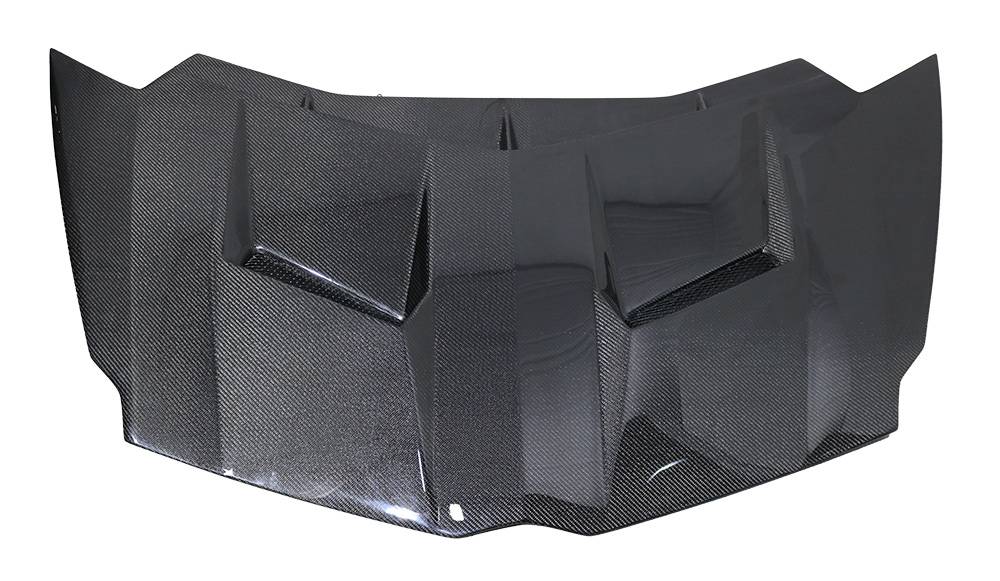 2012-2020 Lamborghini Aventador 2 doors VIPER Style Carbon Fiber Black Hood