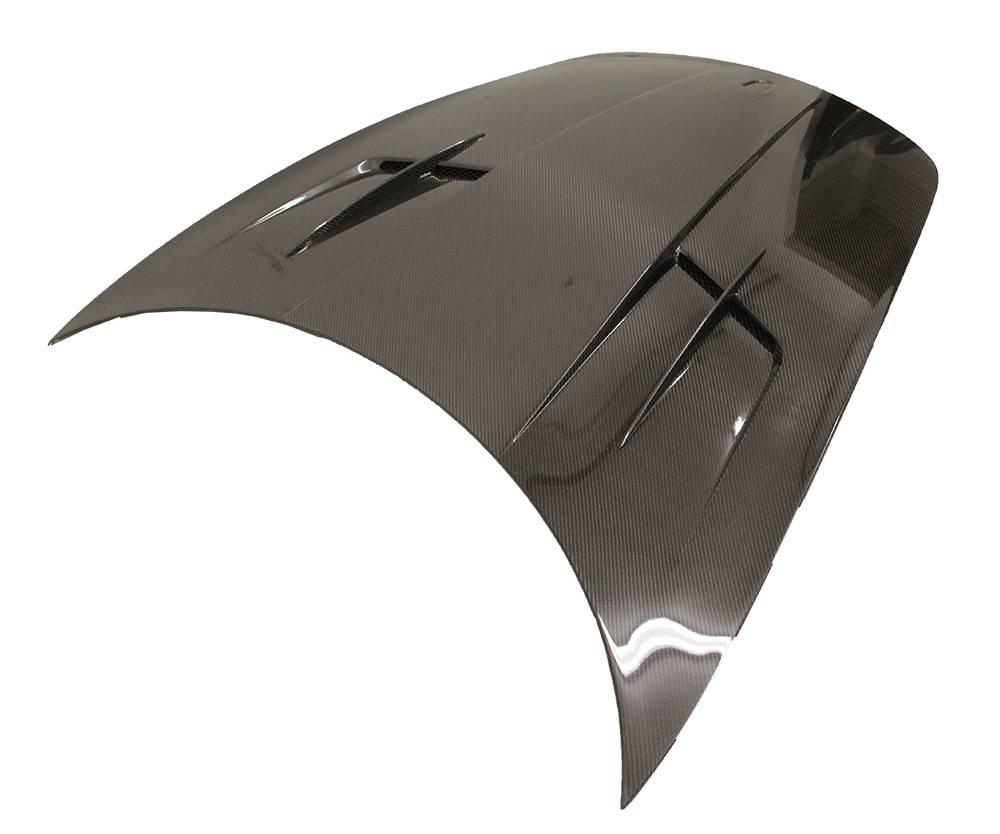 2012-2019 Porsche 991 2 doors GT Style Carbon Fiber Black Hood