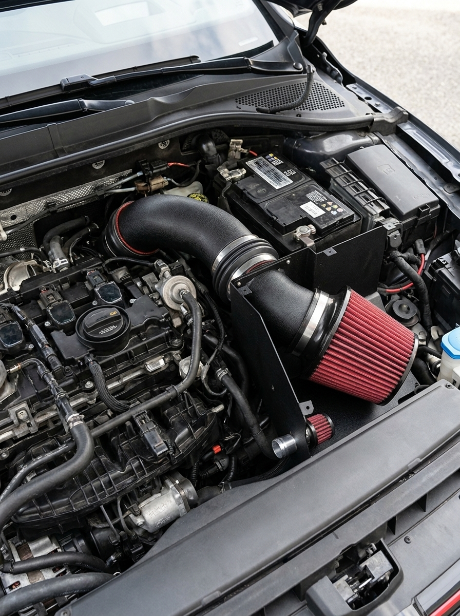 VW Golf GTI MK8 EA888 EVO4 2.0T TSI High Flow Cold Air Intake System 2020+ OE EF4260BK-A