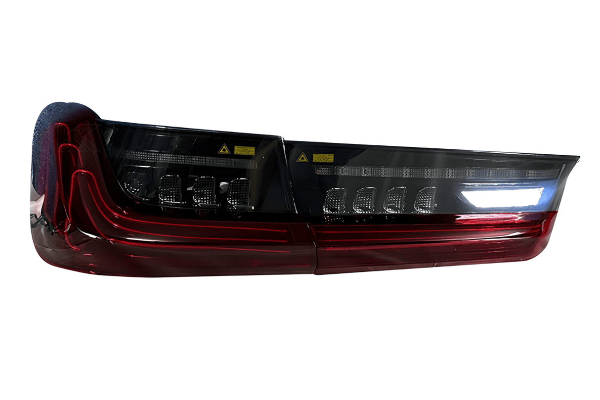 BMW 3 Series G20 G28 Red and Smoked CSL Style Laser Tail Lights (2019-2024) - K2 Industries