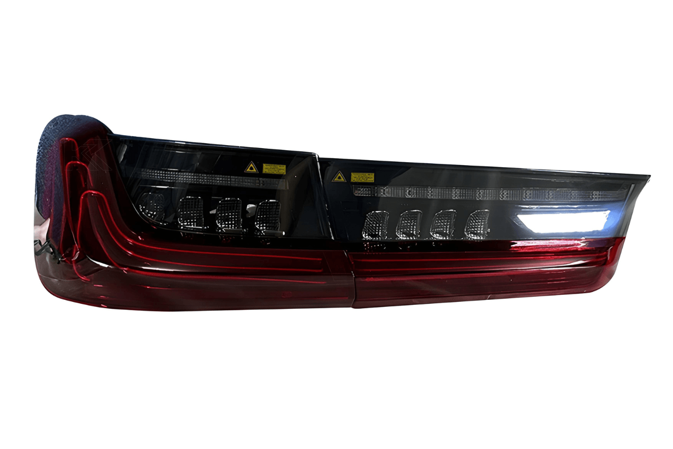 BMW 3 Series G20 G28 Red and Smoked CSL Style Laser Tail Lights (2019-2024) - K2 Industries