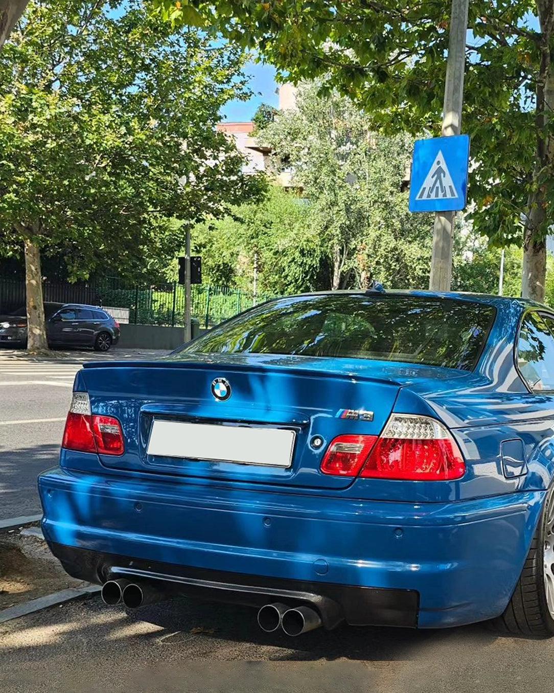 BMW 3 Series E46 M3 Coupe CL Style Carbon Fiber Rear Diffuser (2001 - 2006) - K2 Industries