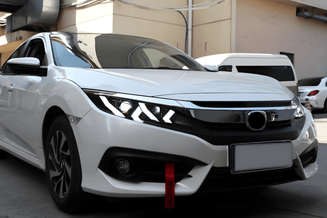 Honda Civic X Lambo Style LED Headlights (2017 - 2020) - K2 Industries