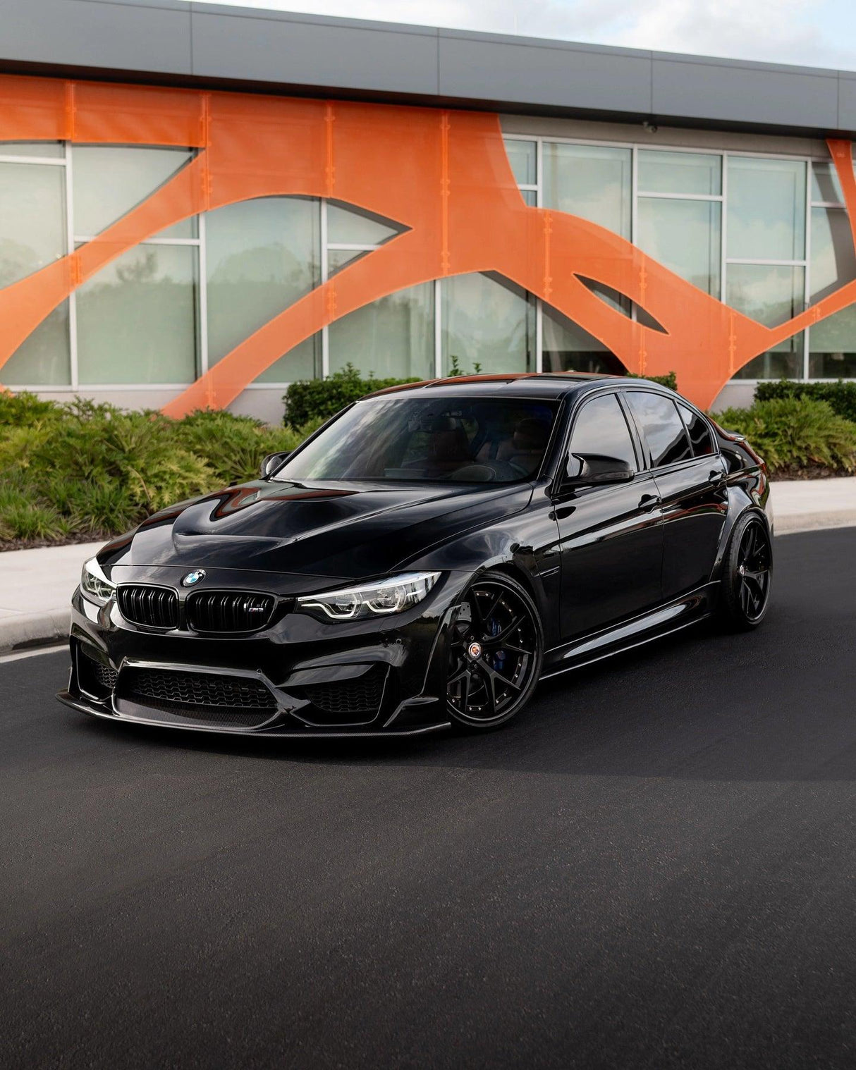 BMW 3 Series F80 M3 F82 F83 M4 Laptor Style Carbon Fiber Front Lip (2015 - 2021) - K2 Industries